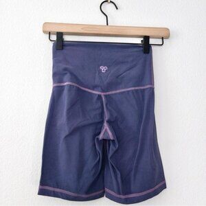 Aritzia TNA TNAction High Waisted Biker Short XS Purple Biker